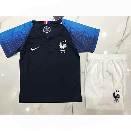 Maillot France Domicile Enfant 2 etoiles Coupe Du Monde 2018