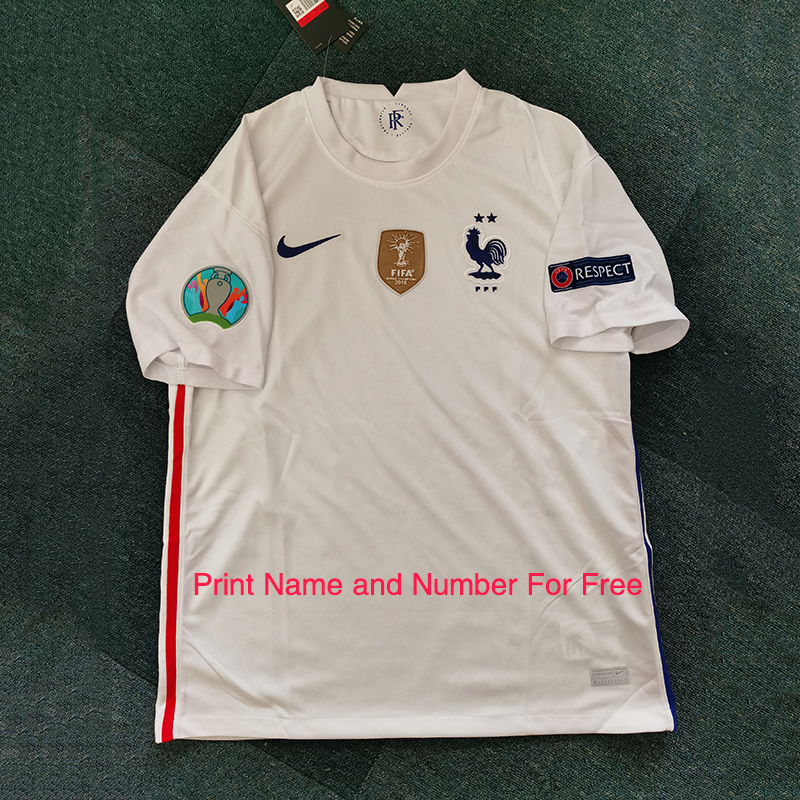 France Away Shirt with badges 2021