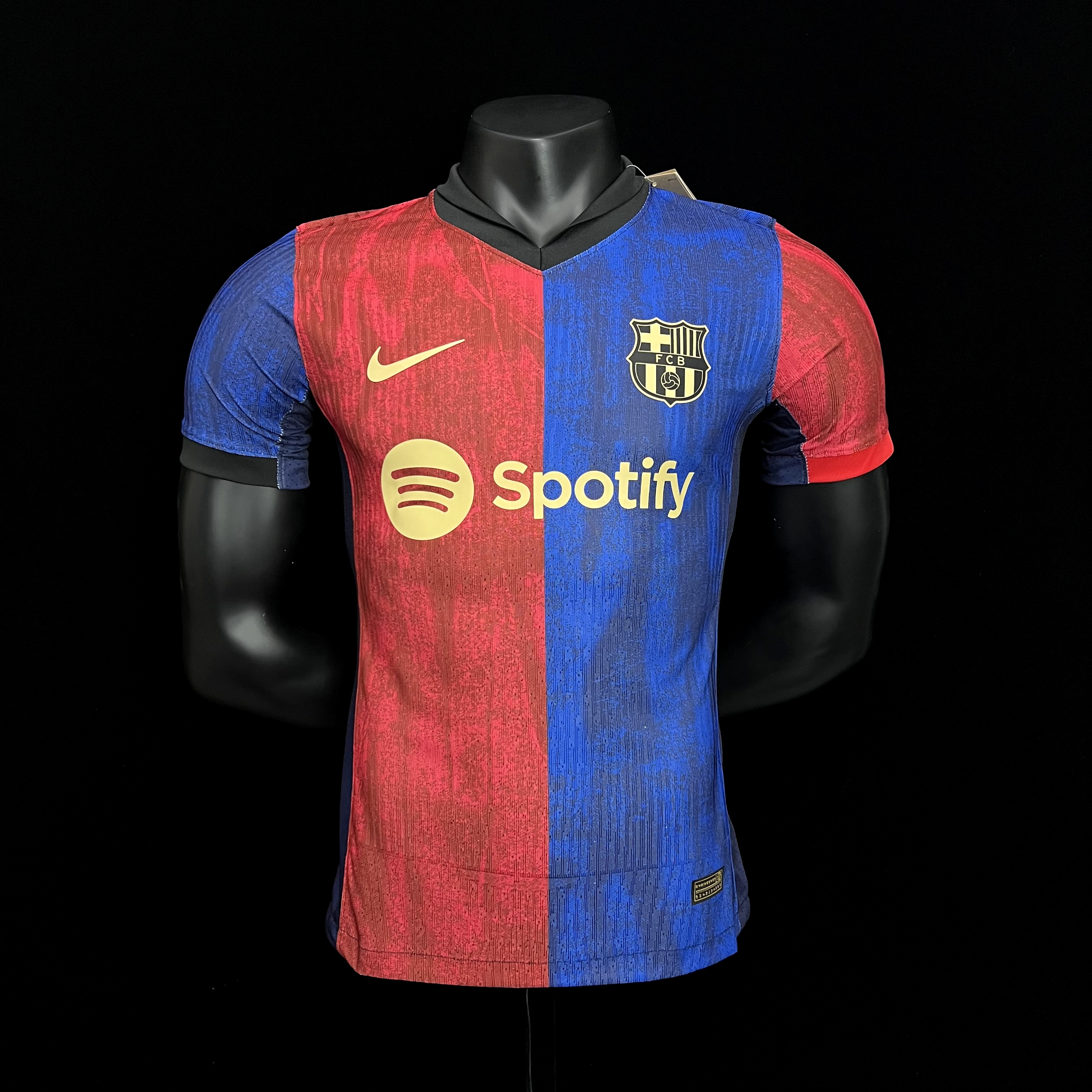 Barcelone Rouge Bleu Version du Joueur Maillot 2024-2025