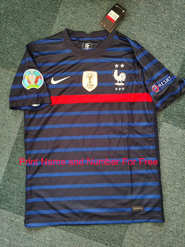France Shirt Home with badges 2021