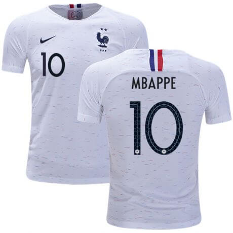 Maillot France Ext&#233;rieur MBAPPE 2018/19 2 &#169;toiles