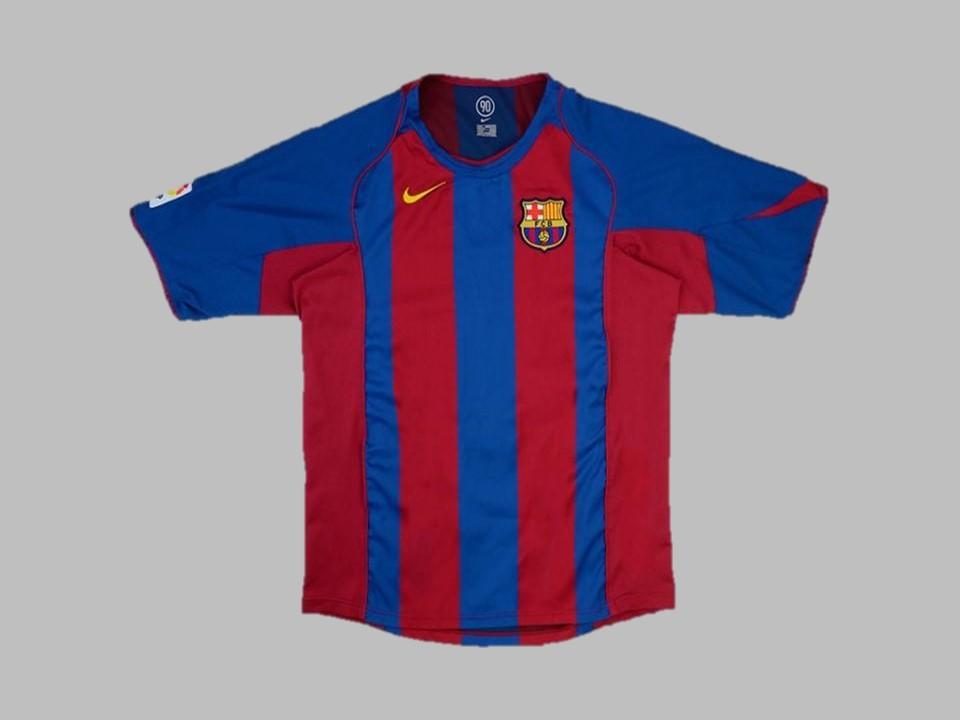 Barcelona 2004 2005 Home Shirt