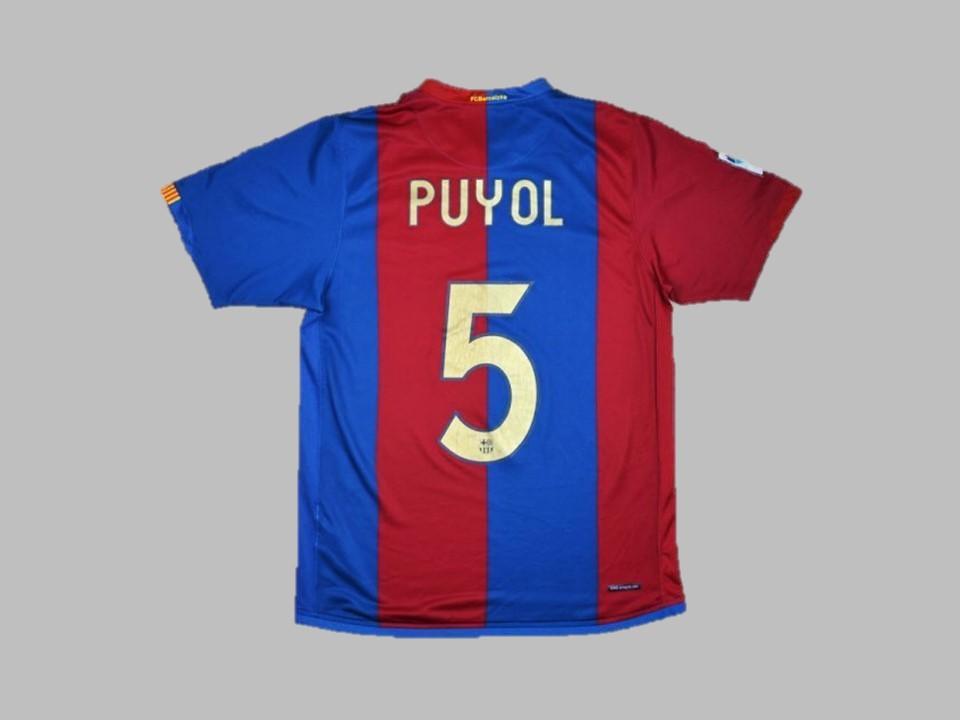 Barcelona 2006 2007 Puyol 5 Home Shirt