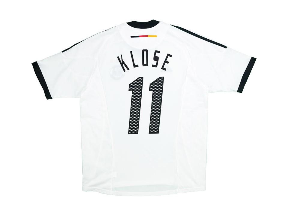 Germany 2002 Klose 11 World Cup Home Football Shirt Soccer Jersey