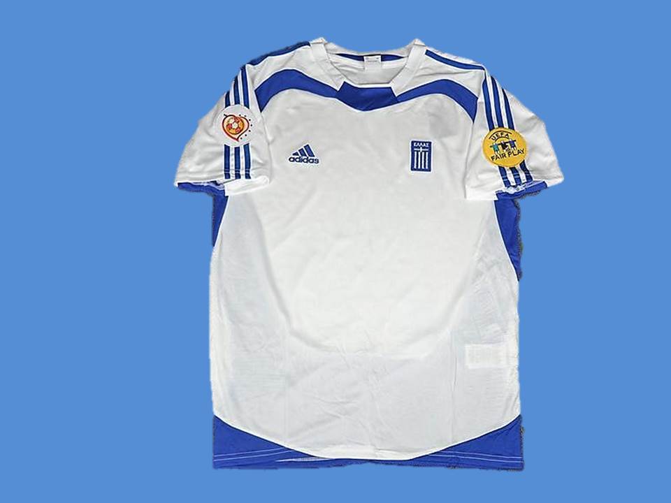 Greece 2004 Euro Cup Home Jersey
