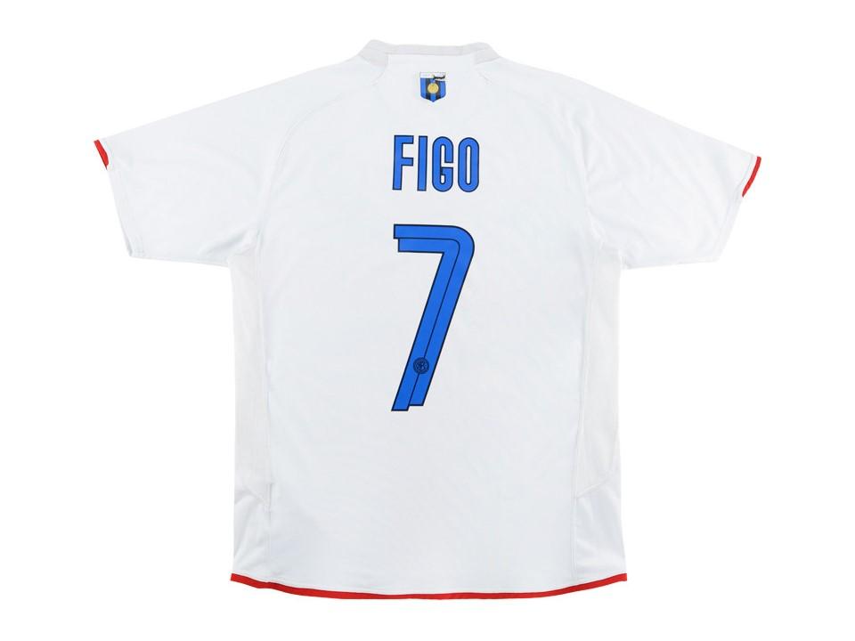Inter Milan 2007 2008 Figo 7 100 Years Football Shirt Soccer Jersey