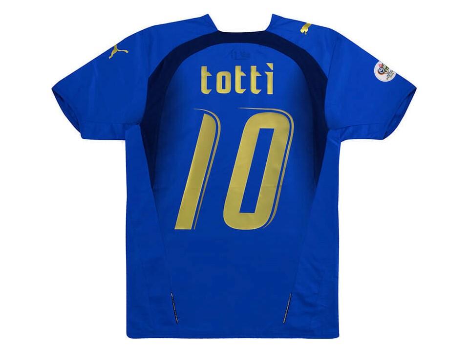 Italy 2006 Totti 10 World Cup Home Jersey