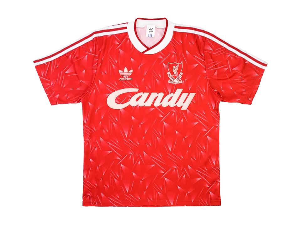 Liverpool 1989 1990 Home Football Shirt Soccer Jersey