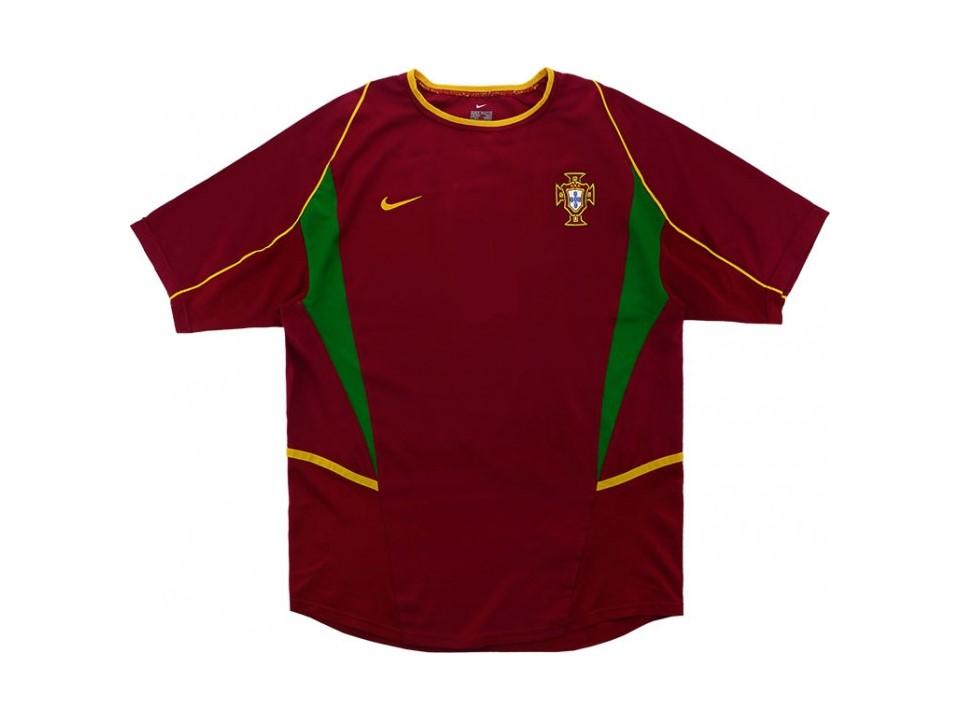Portugal 2002 World Cup Home Football Shirt Soccer Jersey
