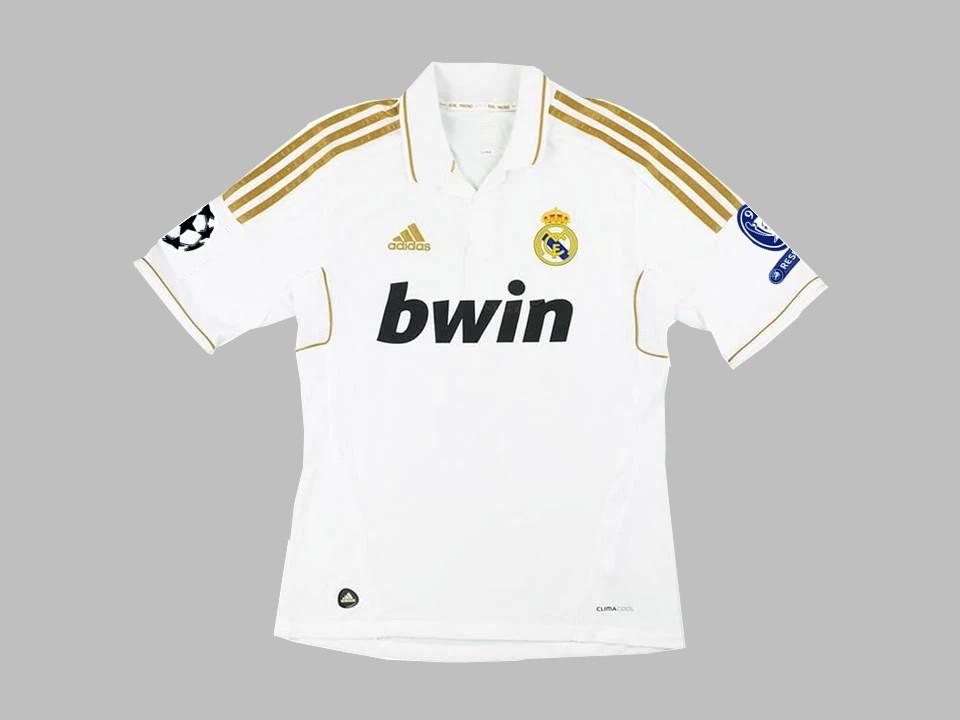 Real Madrid 2011 2012 Home Shirt Ucl