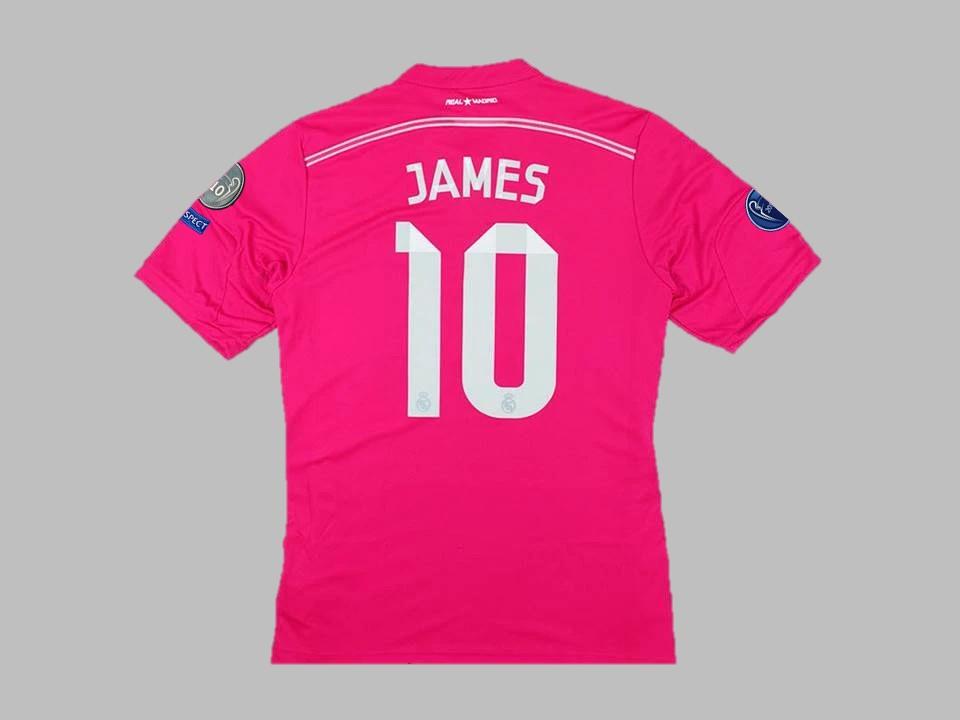 Real Madrid 2014 2015 James 10 Away Shirt