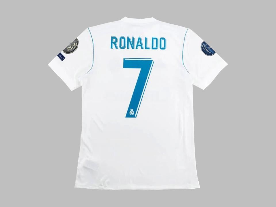 Real Madrid 2017 2018 Ronaldo 7 Home Shirt