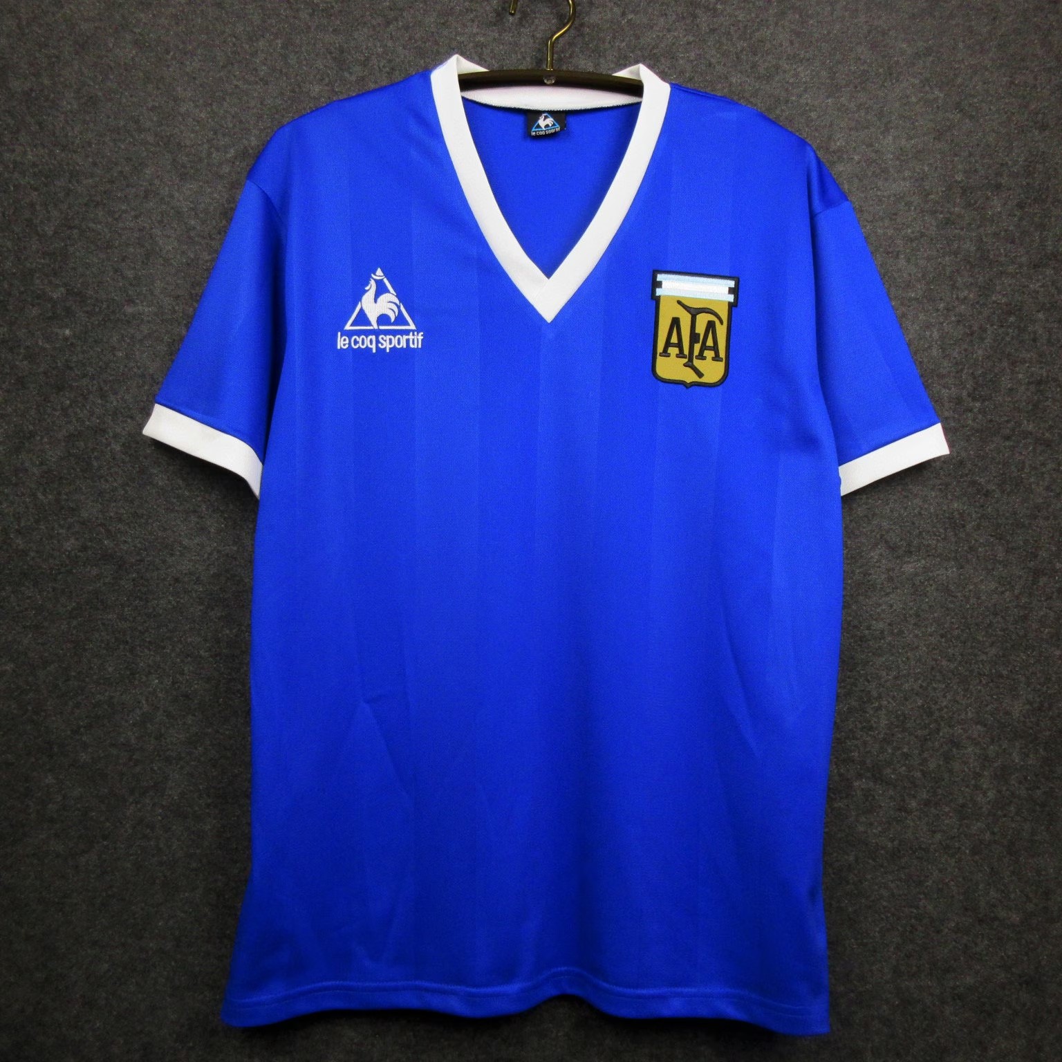 Retro 1986 Argentina Away Soccer Jersey Football Shirt Men
